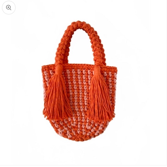 Handmade Island Bowl Bag - Orange - Picture 2 of 2